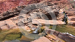 Landscape of karijini Pilbara Western Australia