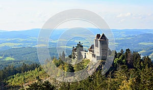 Landscape with Kasperk castle