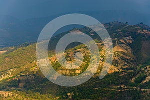 Landscape in the Kathmandu valley, Nepal