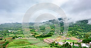 Landscape of Khao Kho district petchabun province Thailand