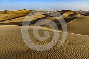 Landscape of Khara Desert, Iran