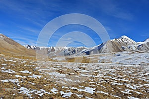 Landscape of Khunjerab pass.
