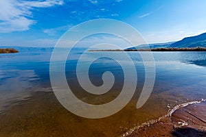 Landscape of Kinneret Lake - Galilee Sea