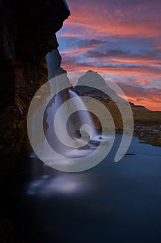 The landscape kirkjufell of Iceland