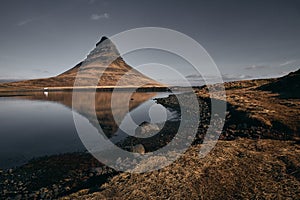 The Landscape of Kirkjufell Mountain, Iceland