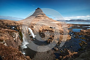 The Landscape of Kirkjufell Mountain, Iceland