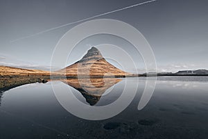 The Landscape of Kirkjufell Mountain, Iceland