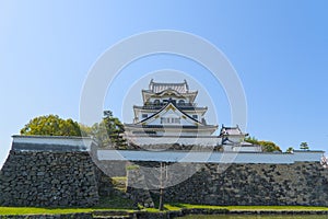 Landscape of Kishiwada Castle