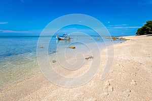 Landscape of Koh Lanta Klong Khong beach