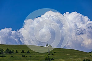 Landscape Kopanice around the village Sobotiste