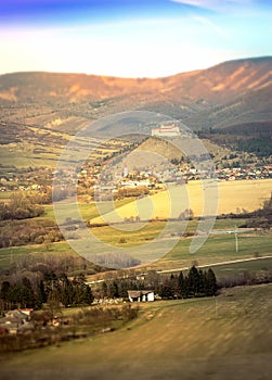 Landscape of Krasna Horka, Slovakia