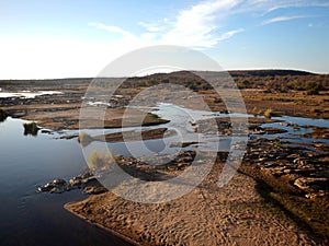 Landscape of the Kruger National Park in South Africa.