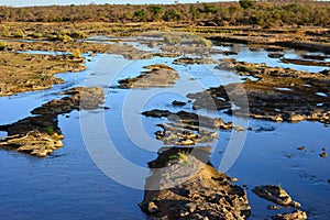 Landscape of the Kruger National Park in South Africa.