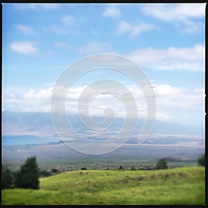 Landscape from Kula on Maui photo