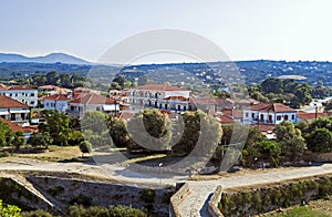 Landscape of Kyparissia town Messinia Peloponnese Greece