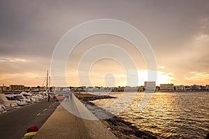 Landscape of La Escala in Costa Brava, Catalonia, Spain. photo