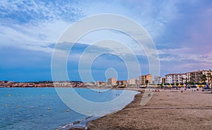 Landscape of La Escala in Costa Brava, Catalonia, Spain. photo