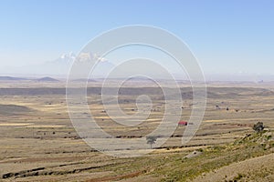 A landscape in La Paz