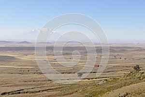 A landscape in La Paz