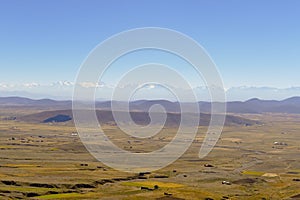 A landscape in La Paz