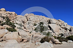 Landscape of La Rumorosa located in Baja California in Mexico during daylight photo