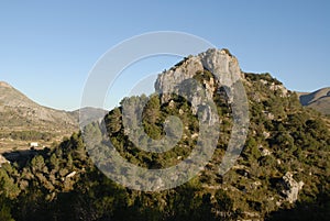 Landscape, La Vall d`Ebo, Alicante Province, Spain