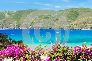 Landscape with Lacona region of Elba Island, Tuscany, Italy