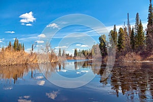 Landscape with a lake