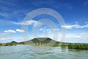 Landscape of Lake Balaton from Szigliget