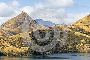 Landscape at Lake Moke in New Zealand
