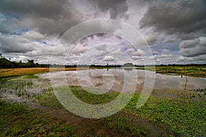 Landscape Lake Reflection Clouds