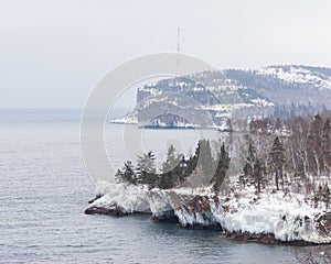 Landscape of Lake Superior North Shore