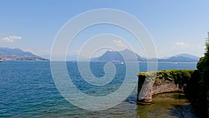 Landscape on the lakefront of Stresa taly - 5K