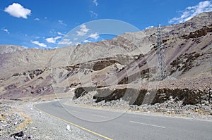 Landscape between Lamayuru and Leh in Ladakh, India