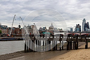 Landscape of Lambeth Bridge over the River Thames, London