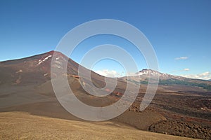 Landscape land of volcanoes., Chile