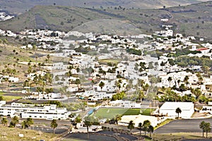 Landscape Lanzarote, Small town Haria