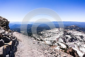 Landscape in Lassen Volcanic National Park