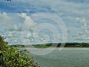 Landscape from Laugharne Wales