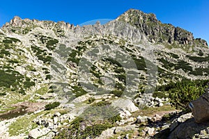 Landscape with Left Kralev Dvor pass, Pirin Mountain