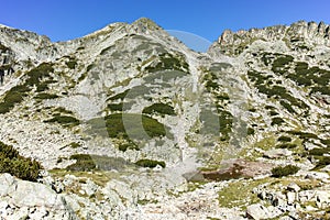Landscape with Left Kralev Dvor pass, Pirin Mountain