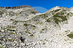 Landscape with Left Kralev Dvor pass, Pirin Mountain, Bulgaria