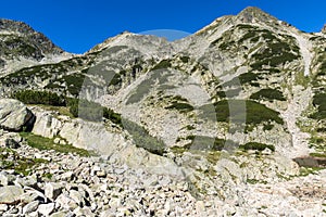 Landscape with Left Kralev Dvor pass, Pirin Mountain, Bulgaria