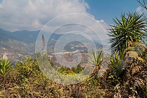 Landscape of Lempira department, Hondur