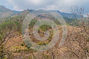 Landscape of Lempira department, Hondur