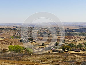 The landscape of Lesotho