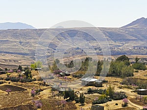 The landscape of Lesotho