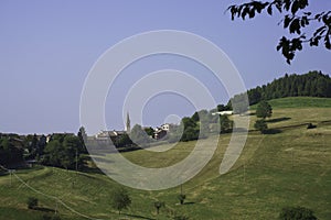 Landscape in Lessinia near Rovere Veronese