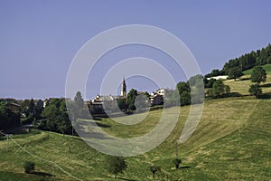 Landscape in Lessinia near Rovere Veronese