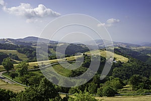 Landscape in Lessinia near Rovere Veronese